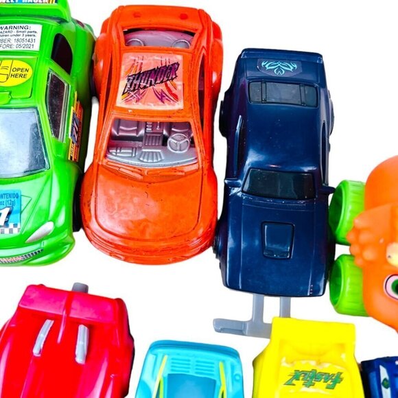 Vintage Plastic Car Lot of 11 McDonalds 5" & Under Nascar Spin Master Speed Race - Picture 4 of 7